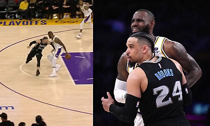 Χτύπησε τον Λεμπρόν σε ευαίσθητη περιοχή και αποβλήθηκε ο Μπρουκς