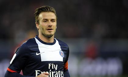 Επισκέφθηκε την προπόνηση της Παρί Σεν Ζερμέν ο Μπέκαμ