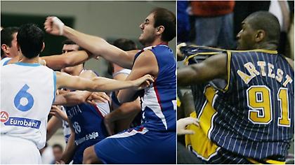 Από το Malice at the Palace στο Ελλάς-Σερβία: Οι 5+1 πιο βίαιες συμπλοκές σε αγώνες μπάσκετ