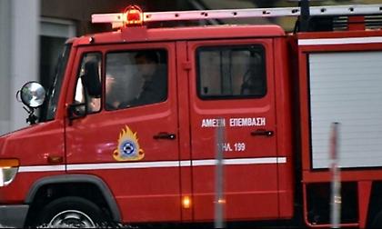 Ασπρόπυργος: Φωτιά σε εξωτερικό χώρο εργοστασίου