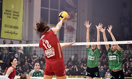 Ολυμπιακός-Παναθηναϊκός 4ο σετ (1-2)