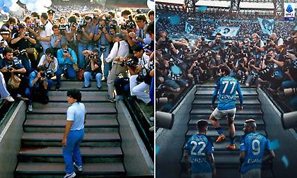 Η εκπληκτική φωτογραφία της Serie A με τον… Κβαρα-ντόνα!