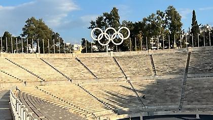 Οι Ολυμπιακοί Κύκλοι τοποθετήθηκαν ξανά στο Παναθηναϊκό Στάδιο