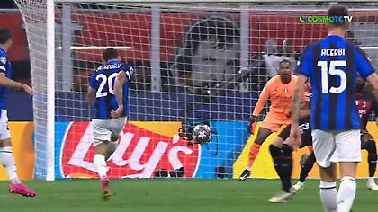 Άγγιξε το 3-0 με δοκάρι και δύο κοντινά σουτ η Ίντερ!