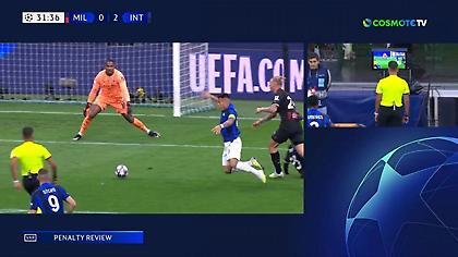 Έδωσε πέναλτι στην Ίντερ αλλά το πήρε πίσω μέσω VAR ο Μανθάνο