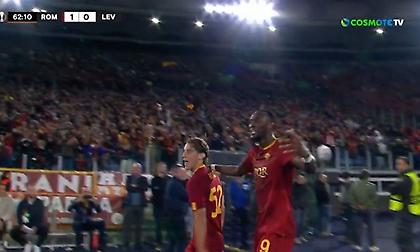 Ο Μπόβε άνοιξε το σκορ για τη Ρόμα και έβαλε... φωτιά στο «Ολίμπικο»!