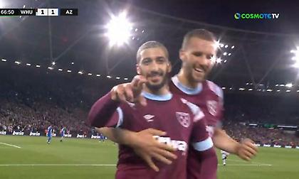 Άτσαλη έξοδος του Ράιαν, πέναλτι για τη Γουέστ Χαμ και 1-1 με τον Μπενράχμα