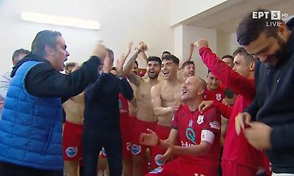 Οι ξέφρενοι πανηγυρισμοί του Πανσερραϊκού για την άνοδο στη SL1 - Δακρυσμένος ο Δερμιτζάκης!