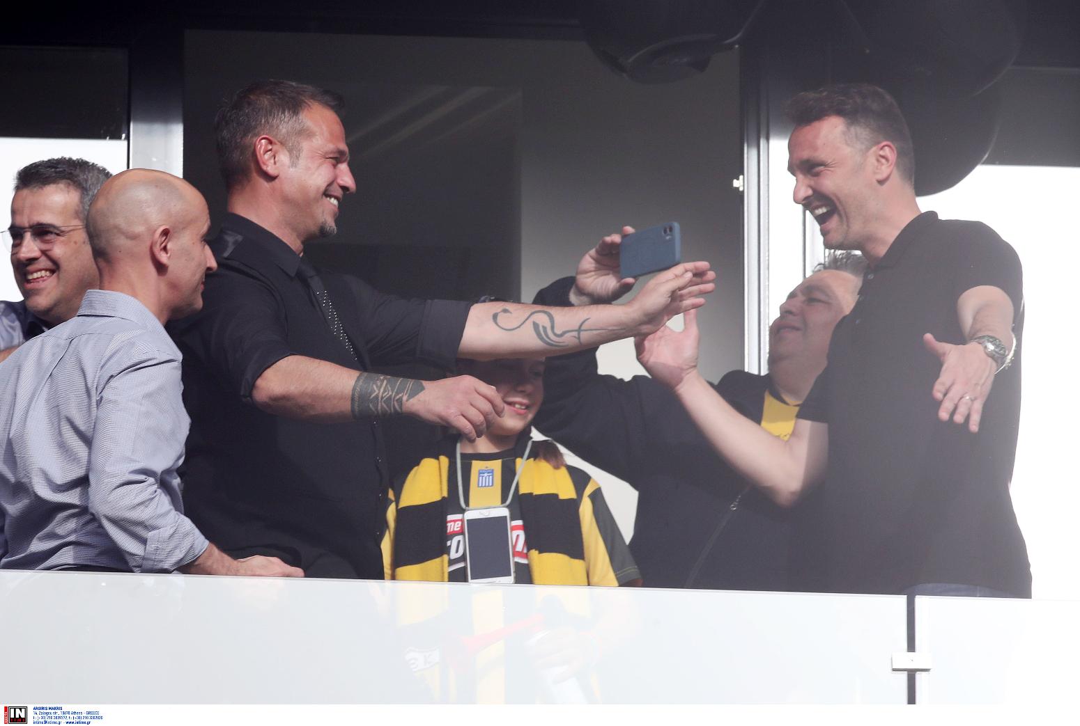 ΑΕΚ: Φωτογραφίες του Ντέμη με Μαντούκα, Μπλάνκο και Σέζαρ