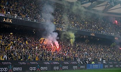 Σείστηκε η OPAP Arena στην είσοδο της ΑΕΚ στον αγωνιστικό χώρο!