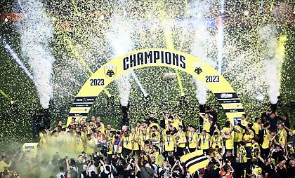 Η φιέστα της ΑΕΚ για την κατάκτηση του πρωταθλήματος