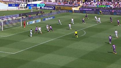 Δοκάρι και... γκολ για την Φιορεντίνα, παίρνει προβάδισμα επί της Ουντινέζε από νωρίς