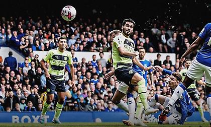 Αριστουργηματικό «γυριστό» του Γκιντογκάν απέναντι στην Έβερτον!