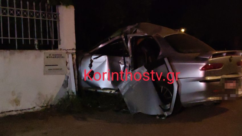 Κόρινθος: Σοβαρό τροχαίο με τρεις τραυματίες