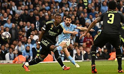 Διαλύει τη Ρεάλ η Σίτι: 13-1 τελικές, 72-28 κατοχή, 321-102 πάσες στο πρώτο ημίχρονο!