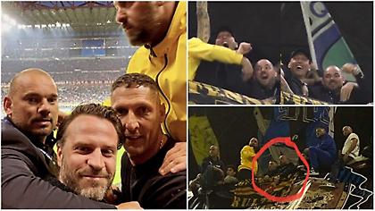 Ματεράτσι και Σνάιντερ πανηγύρισαν την πρόκριση της Ίντερ από το πέταλο των οργανωμένων!