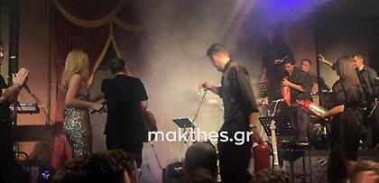 Θεσσαλονίκη: Φωτιά στο μαγαζί που τραγουδάει η Νατάσα Θεοδωρίδου - «Έσκασε» λάμπα στη σκηνή