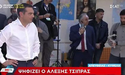 Στην Κυψέλη ψήφισε ο Αλέξης Τσίπρας