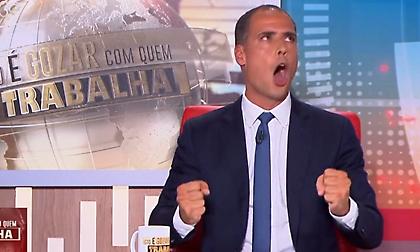 Πορτογάλος παρουσιαστής πανηγύρισε στον «αέρα» γκολ της Μπενφίκα κόντρα στη Σπόρτινγκ!