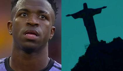 «Σκοτείνιασε» το άγαλμα του Ιησού στο Ρίο σε ένδειξη αλληλεγγύης στον Βινίσιους