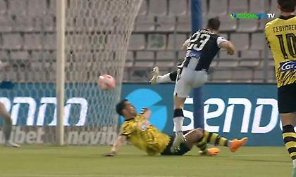 Δυνατό σουτ του Σάστρε, δύσκολη επέμβαση του Στάνκοβιτς