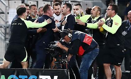 Η συμπλοκή των πάγκων ΑΕΚ και ΠΑΟΚ… την ώρα που έβαζε γκολ ο Φερνάντες! (video)