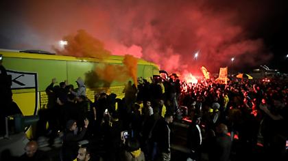 «Κλικ» από την υποδοχή της ΑΕΚ στις Αφίδνες