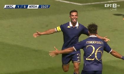 Ισχυρό προβάδισμα με γκολάρες για την Athens Kallithea κόντρα στον Απόλλωνα Σμύρνης