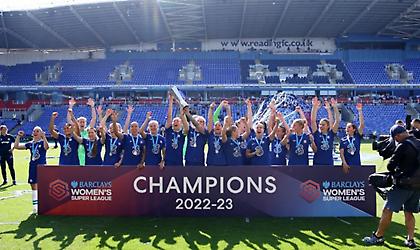 Στέφθηκε πρωταθλήτρια Αγγλίας στο ποδόσφαιρο γυναικών η Τσέλσι!