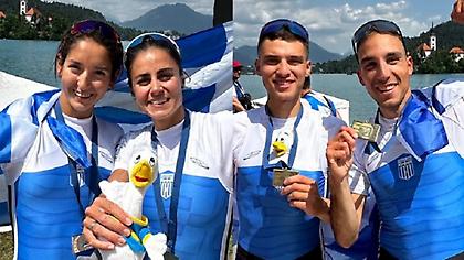 Ελληνικός θρίαμβος στο Ευρωπαϊκό κωπηλασίας με δυο μετάλλια!