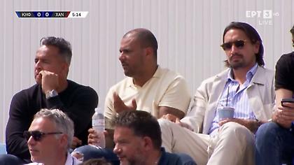 Κηφισιά-Χανιά: Λέτο, Κλέιτον και Λουτσιάνο παρακολουθούν τον αγώνα