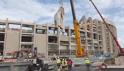 Ξεκίνησαν τα έργα στο «Καμπ Νόου»: Ξηλώνονται τα πάνω διαζώματα (pics)