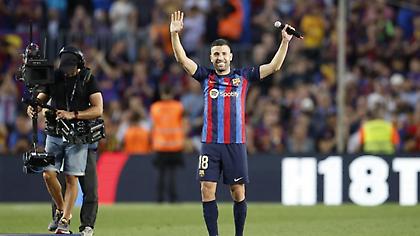 Αποχαιρετάει την Μπαρτσελόνα ο Ζόρντι Άλμπα: «Σίγουρα δεν είναι αντίο, αλλά θα τα πούμε αργότερα»