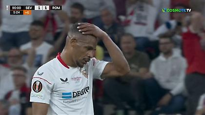 Παραλίγο να... τεζάρει τη Ρόμα στο 90+6' με τριπλή ευκαιρία η Σεβίλλη!