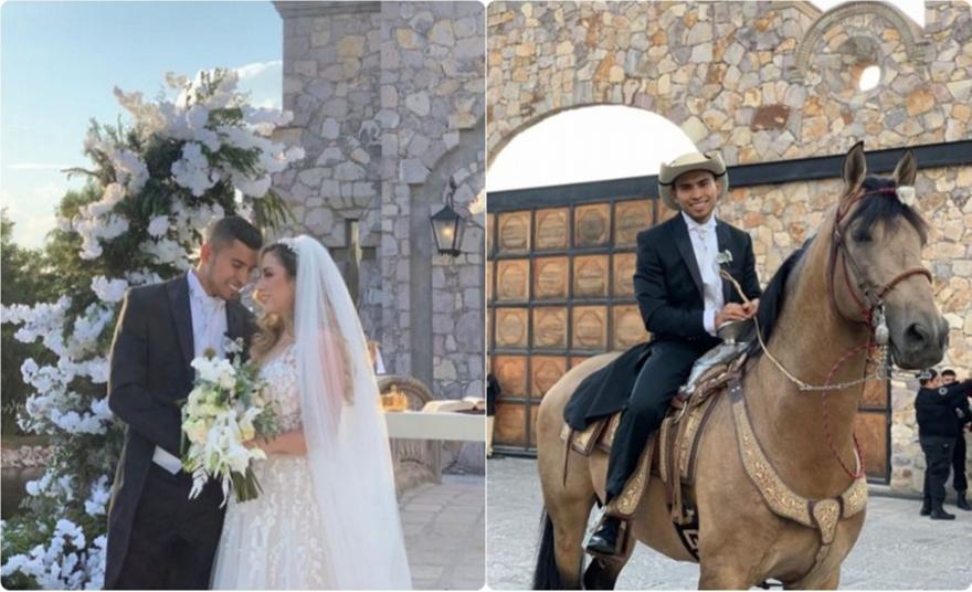 Παντρεύτηκε ο Πινέδα-Πήγε στην εκκλησία πάνω σε άλογο