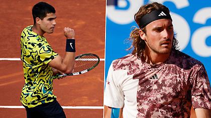 Κάρλος Αλκαράθ-Στέφανος Τσιτσιπάς (Προημιτελικά Roland Garros) 2-0 σετ