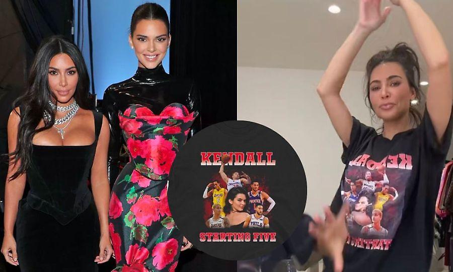 Η Κιμ Καρντάσιαν «τρόλαρε» την Κένταλ Τζένερ φορώντας μπλουζάκι με τους πέντε NBAers πρώην της!