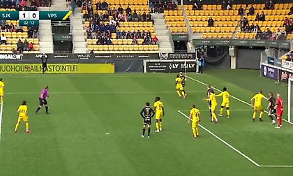 Απίθανο γκολ από πλάγιο στη Φινλανδία