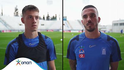 Κουρμπέλης και Κωνσταντέλιας: «Οπωσδήποτε νίκη με την Ιρλανδία»