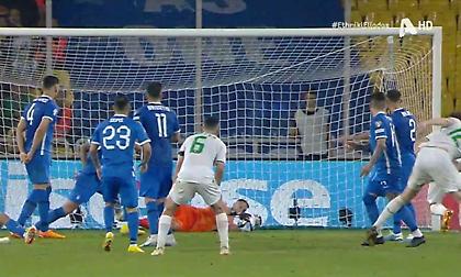 Η απόκρουση του Βλαχοδήμου στο 93’ που κράτησε τη νίκη της Εθνικής!