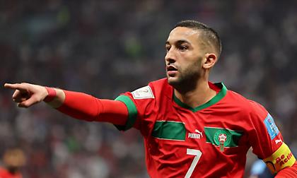 Σκόραρε υπέροχο γκολ με την εθνική Μαρόκου ο Χακίμ Ζιγέκ!