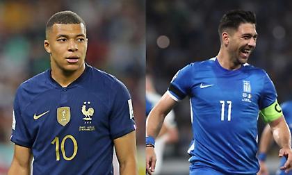 Γαλλία-Ελλάδα: Για το καλύτερο κόντρα στην παρέα του Εμπαπέ η... αεράτη Εθνική!