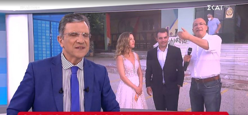 Από το γαμήλιο γλέντι... στις κάλπες νεόνυμφο ζευγάρι