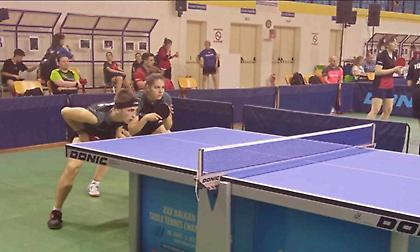 Βαλκανικό νέων πινγκ πονγκ: Εξασφάλισαν μετάλλιο στο διπλό μικτό U15 Κοσμάς/Κοντοπούλου