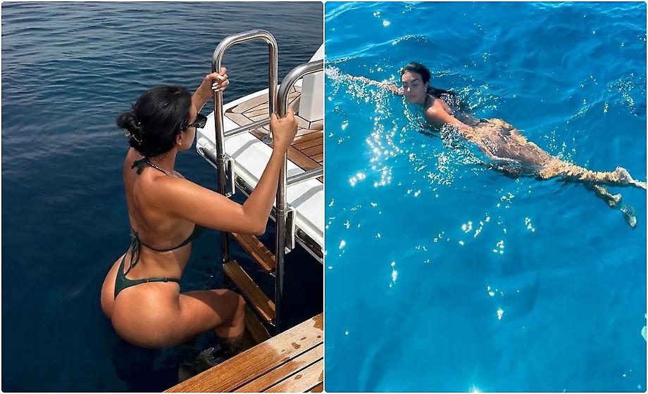 Άκρως αποκαλυπτική η Τζορτζίνα του Κριστιάνο στις διακοπές τους