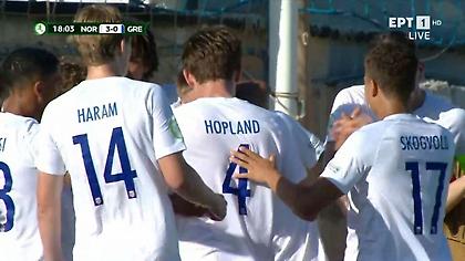Euro u19: Εφιαλτικό ξεκίνημα για την Ελλάδα, 3-0 η Νορβηγία στο 19’!