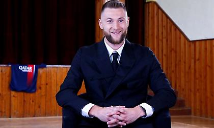 Σκρίνιαρ: «Περήφανος που θα αγωνιστώ για την Παρί - Από τις καλύτερες ομάδες στον κόσμο»