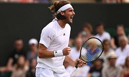 «Καθάρισε» και τον Τζέρε και... έφυγε για τους «16» του Wimbledon ο Τσιτσιπάς!