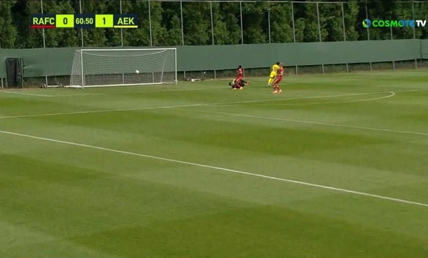 Καταπλητικό κατέβασμα και τσίμπημα από Ζίνι και 2-0 η ΑΕΚ την Αντβέρπ