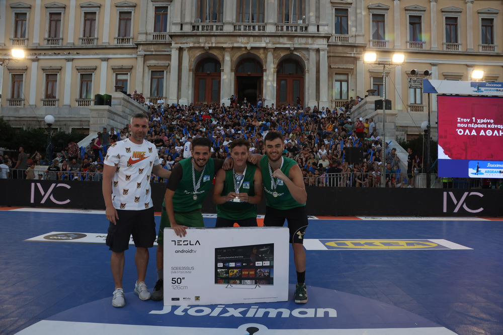 Stoiximan AegeanBall Festival: Έσπασε όλα τα ρεκόρ το 3Χ3